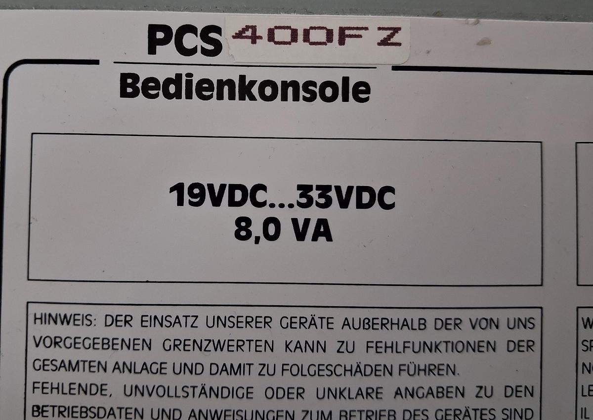 Gebraucht PCS FZ 08327 - EN