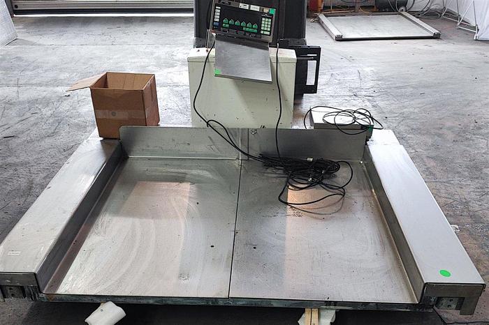 Gebraucht Mettler Toledo Bodenwaage KN1500G-4 bis 1500 Kg mit ID7xx Waage