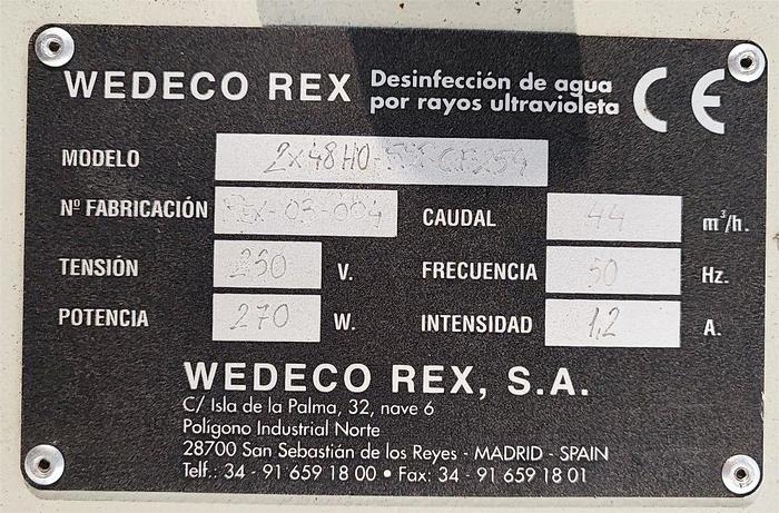 Gebraucht Wedeco Rex UV-Messgerät Steuerung
