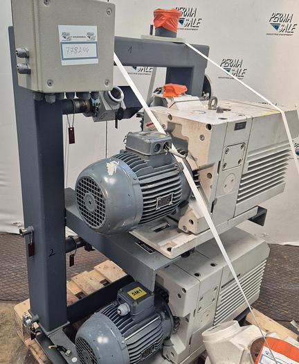 Gebraucht Leybold Trivac Drehschiebervakuumpumpe Station