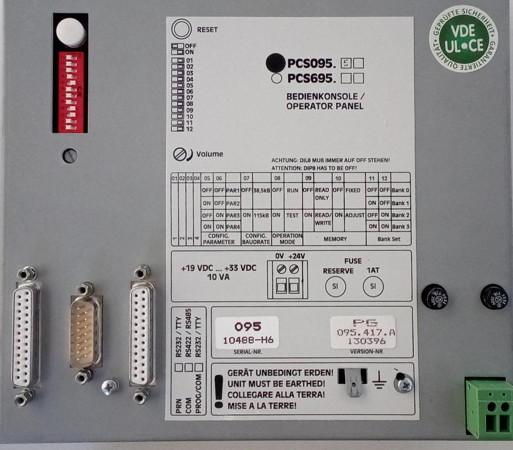 Gebraucht Lauer Pester PCS095 plus Profibus DP
