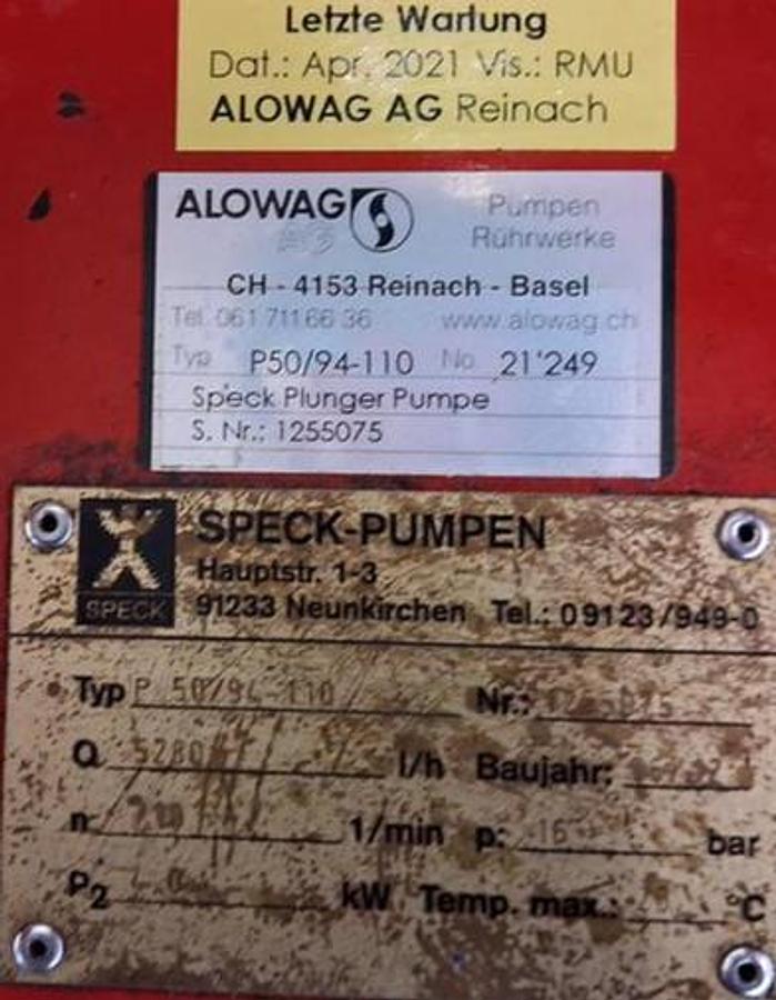 Gebraucht Speck Pumpen