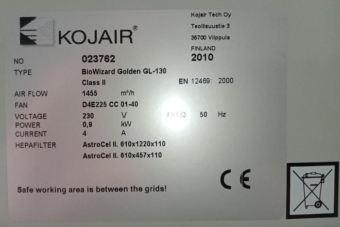 Gebraucht Skan Laborabzug Workstation BioWizard Golden GL-130 Class II