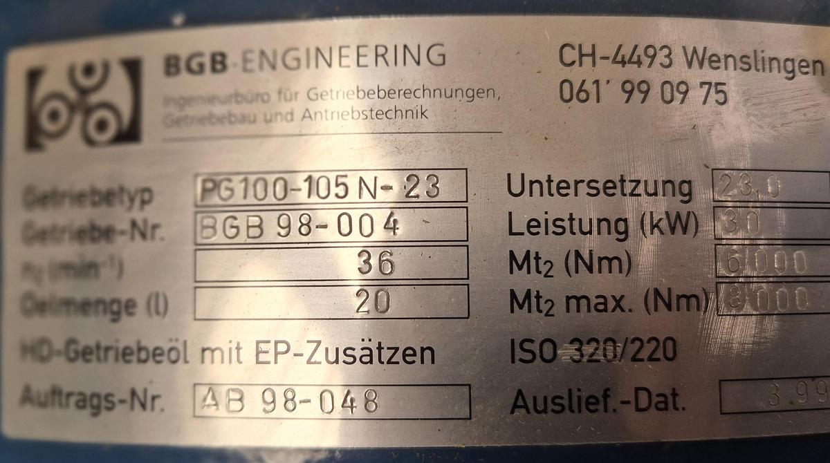 Überholt BGB Engineering Getriebe