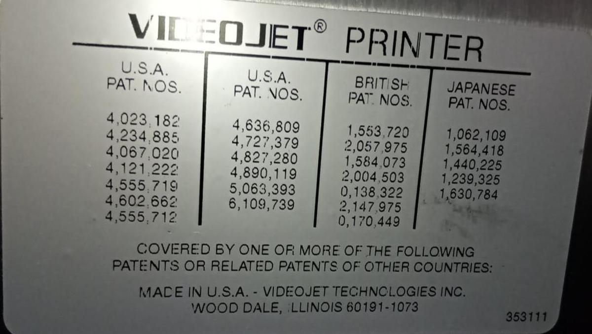 Gebraucht VideoJet Excel Serie 1000 Tinten-Jet-Coder-Drucker