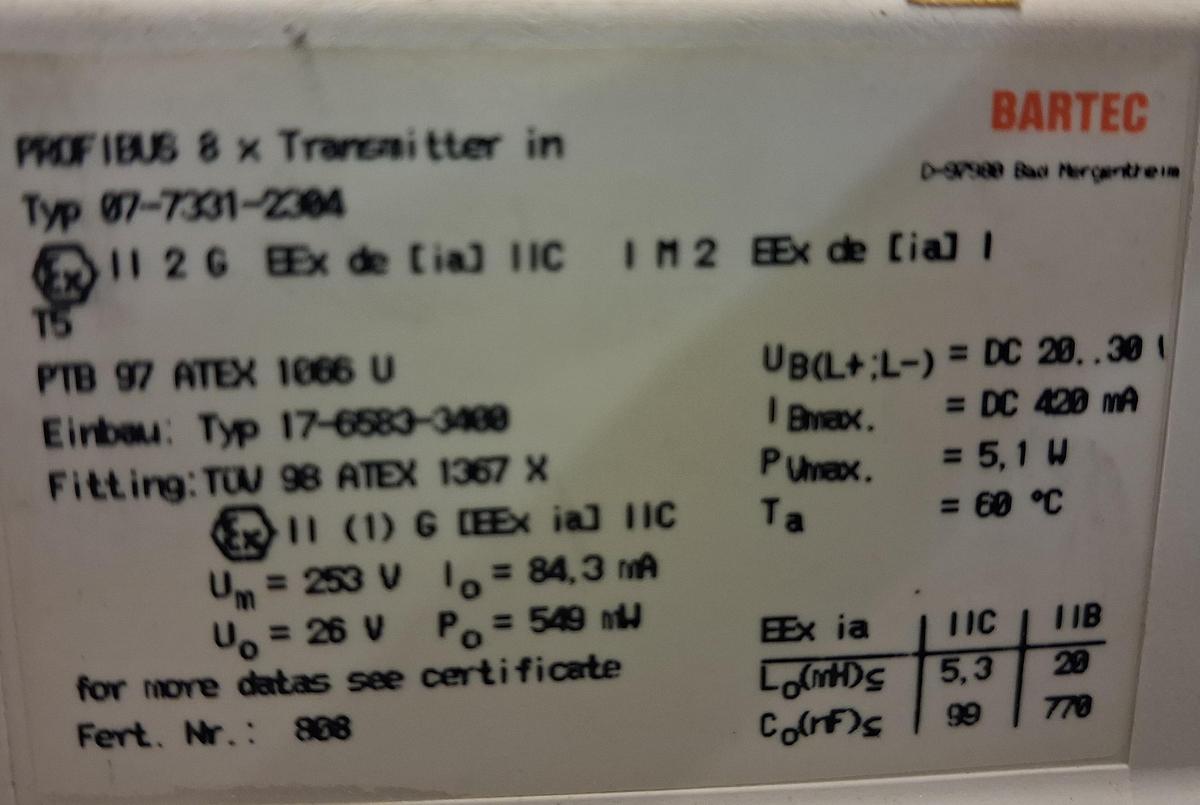 Gebraucht Bartec 2,0
