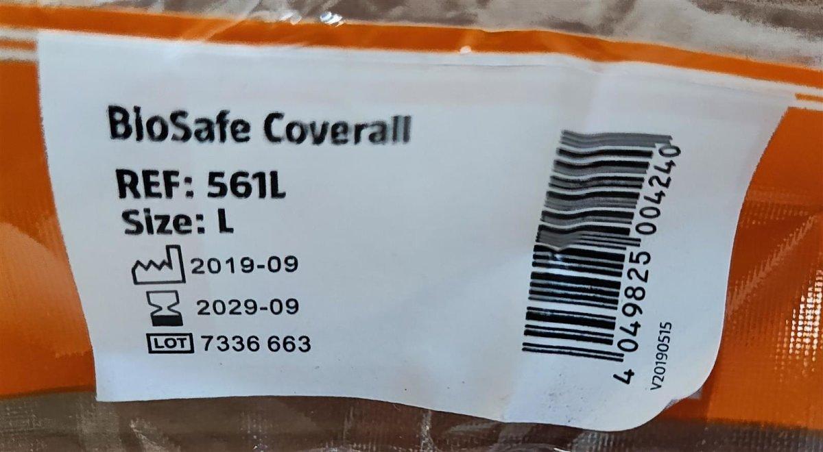 Biosafe Coverall Schutzoverall CAT 3 Gr.M