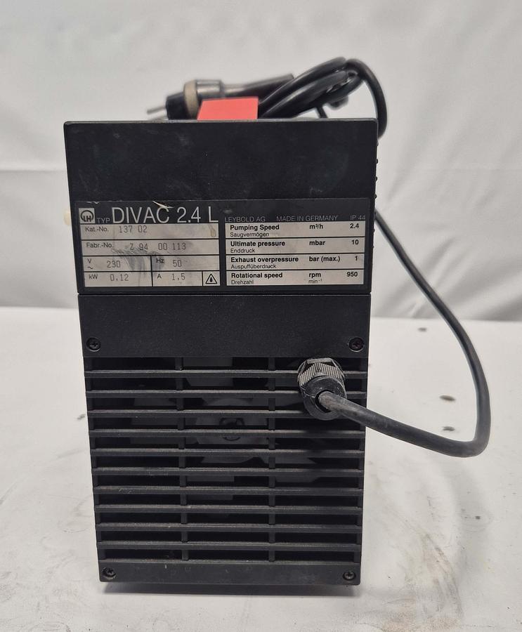 Gebraucht Leybold AG Vacuumpumpe Divac 2,4 L