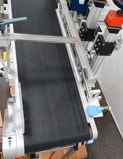 Gebraucht Montech Förderband mit Wolke M600 Drucker und Pharmacontrol Electronig Einheit