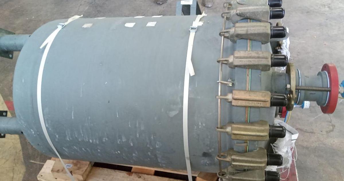 Gebraucht Thale Stahl/Emaile Druckbehälter 560 ltr/-1-6 bar