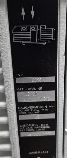 Gebraucht Leybold Trivac Drehschiebervakuumpumpe Station D65B