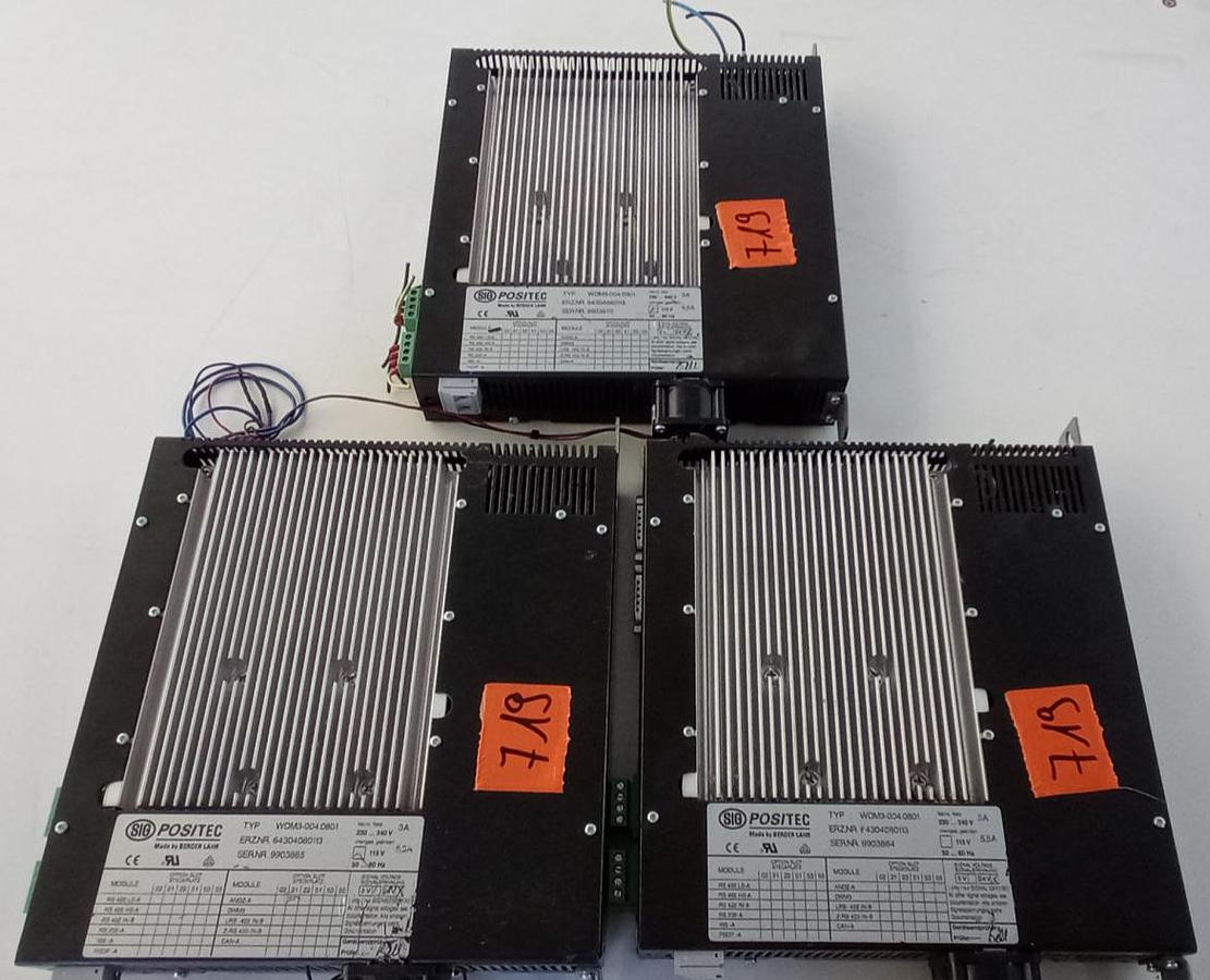Gebraucht Berger Positec Servoregler Servo Controller 230/240V 3A WDM3-004.0801