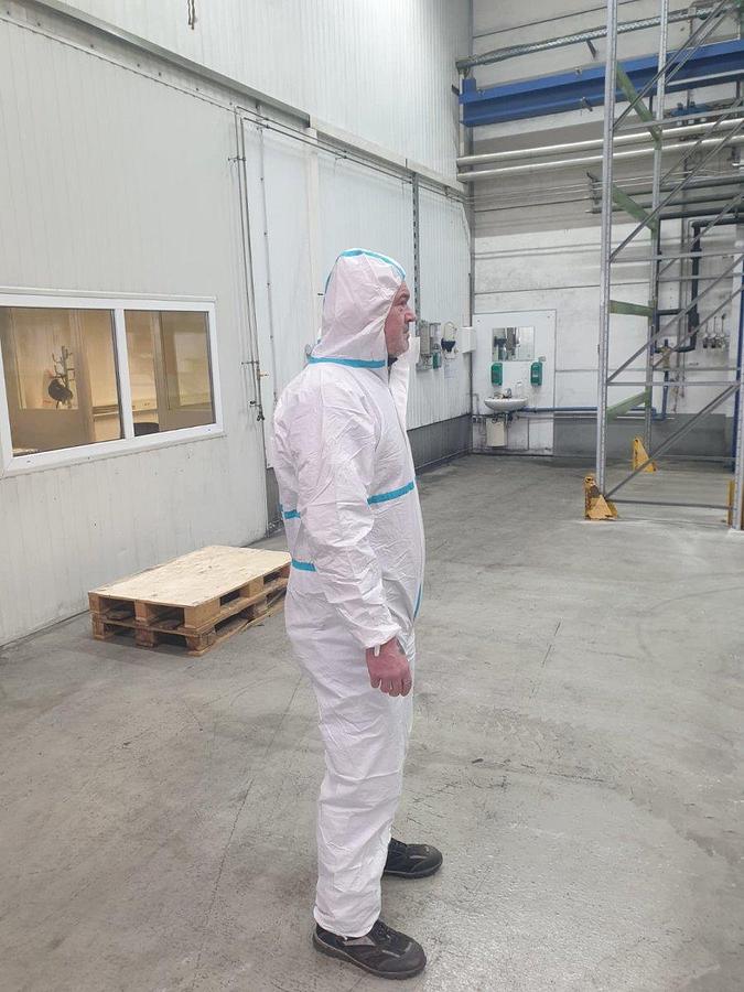 Guardwe Schutzanzug mit Kaputze  Cat. III CE0624 Gr.XL