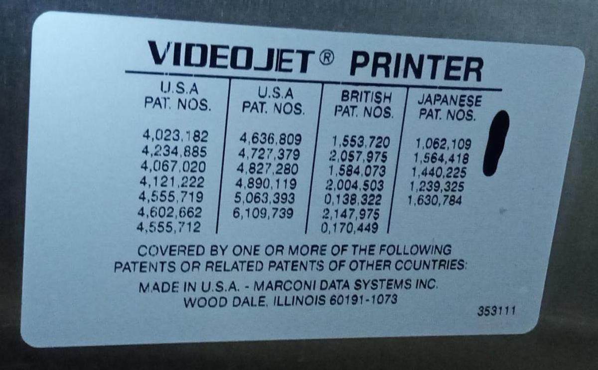 Gebraucht VideoJet Excel Serie 1000 Tinten-Jet-Coder-Drucker