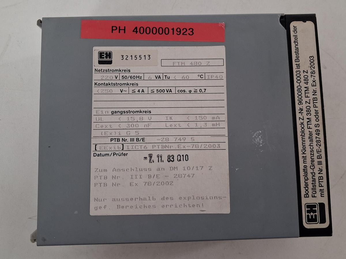 Gebraucht FTM 480 z