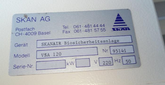 Gebraucht Skan Laborabzug Workstation VSA120