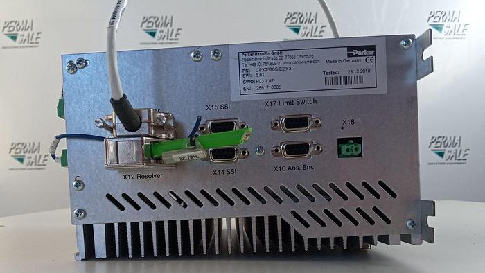 Gebraucht Parker Hannifin Servo Amplifier Compax-S CPX2570S/E2/F3