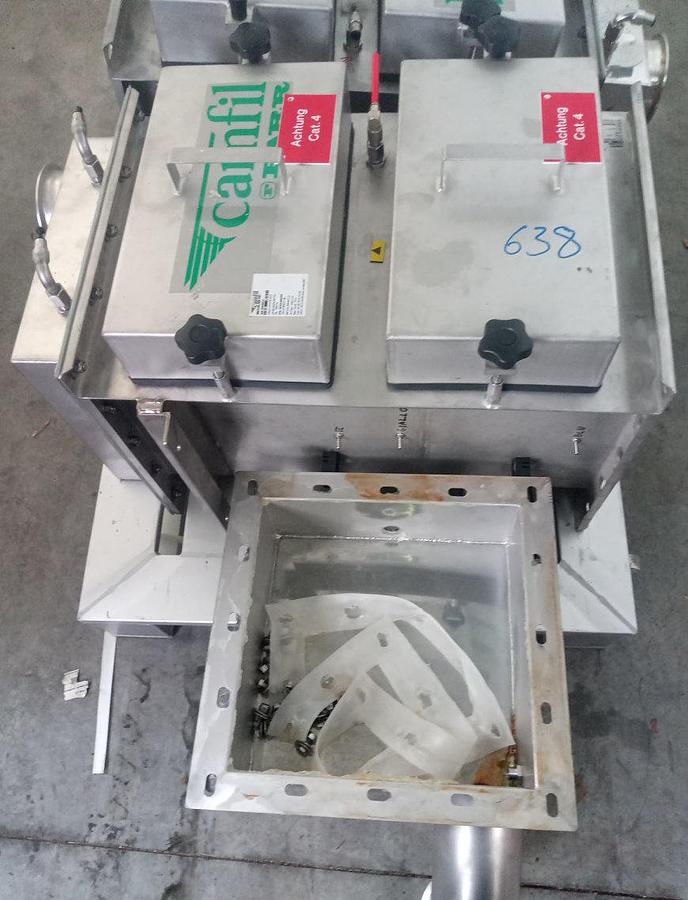 Camfil Edelstahlfilter Camsafe mit Megalam Filter