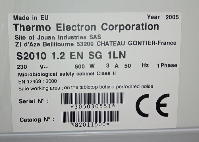 Gebraucht Skan Laborabzug Workstation S2010 1.2
