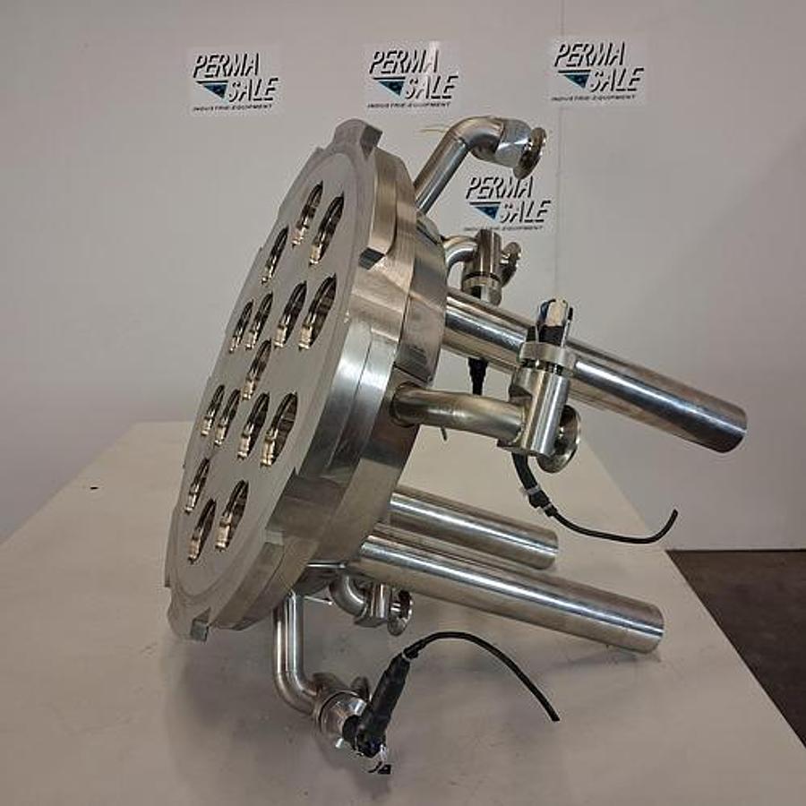 Gebraucht Pall Edelstahl-Filter und zugehörigen Deckelbaugruppen Gas Filter