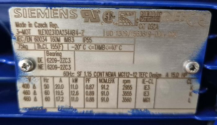 Gebraucht KSB Kreiselpumpe Etanorm (FTN 065-050-160 GG A 11GD20110)