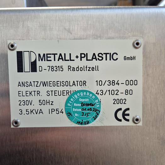 Gebraucht Metall + Plastic Wiegeisolator 10/384-000