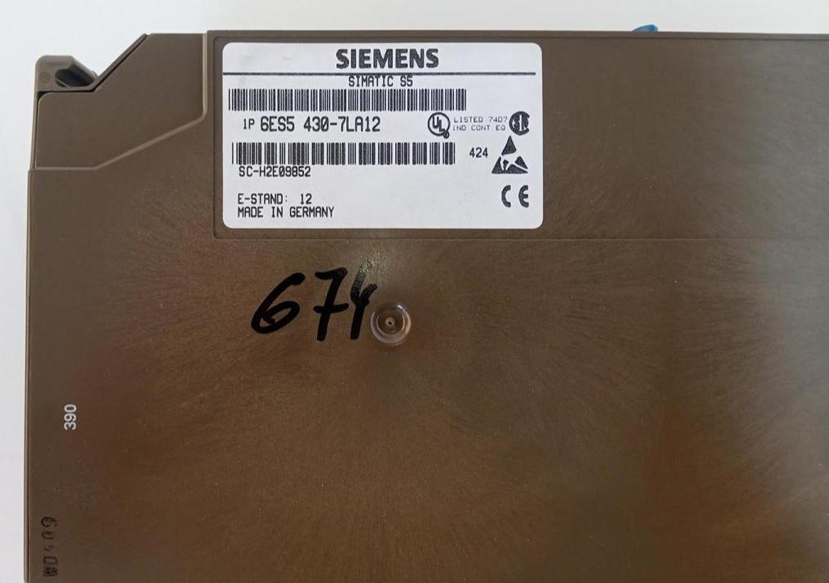 Gebraucht Siemens Simatic Eingangsbaugruppe 6ES5-430-7LA12
