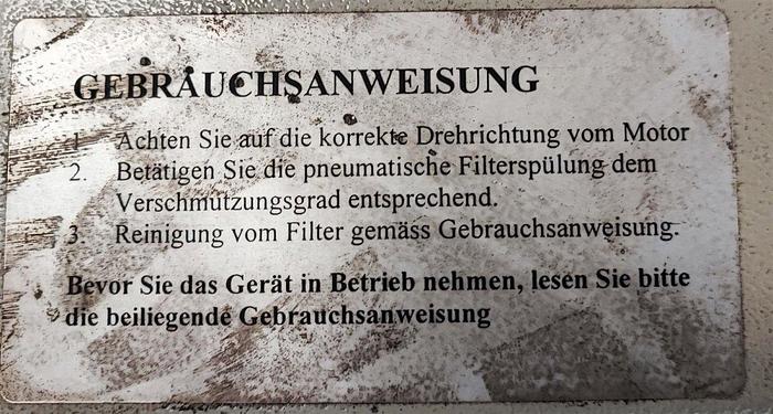 Gebraucht P.Ries Absauganlage 2000ALS