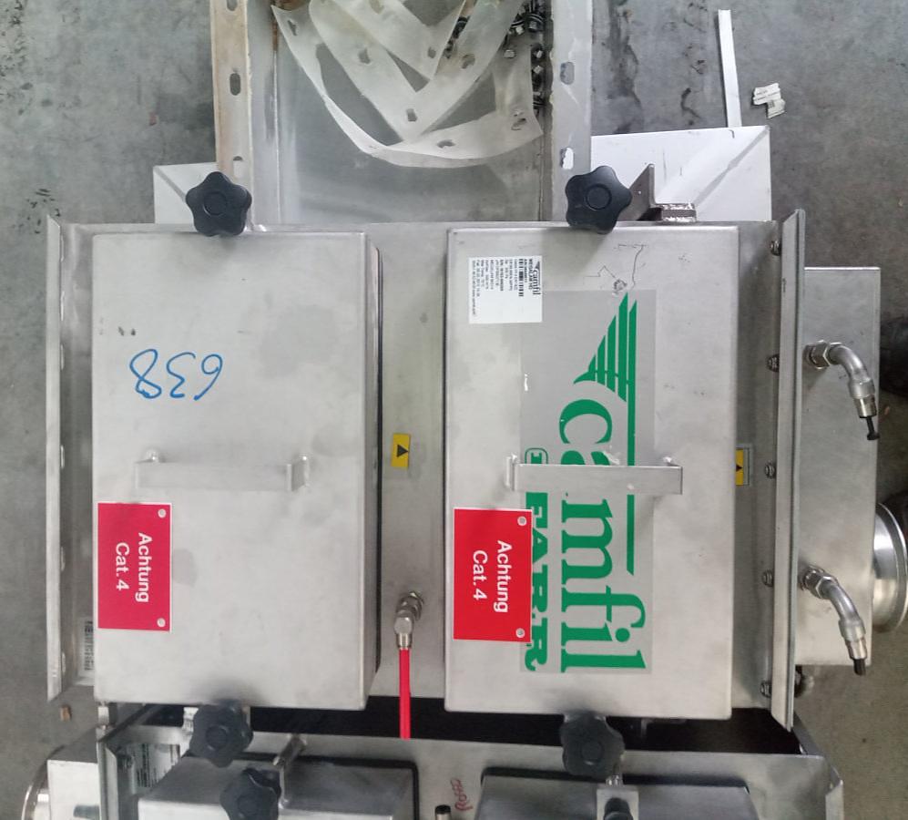 Camfil Edelstahlfilter Camsafe mit Megalam Filter