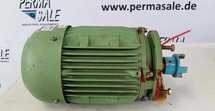 Gebraucht Leumann & Uhlmann Flanschmotor D90LB6 1,85 Kw