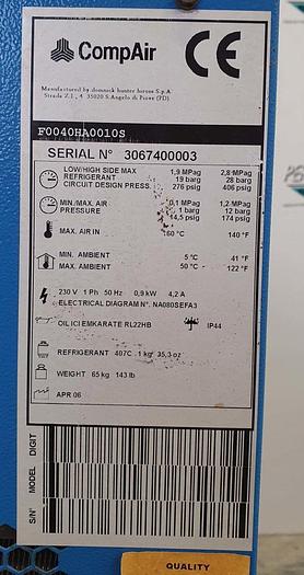 Gebraucht Compair Kompressor F40H