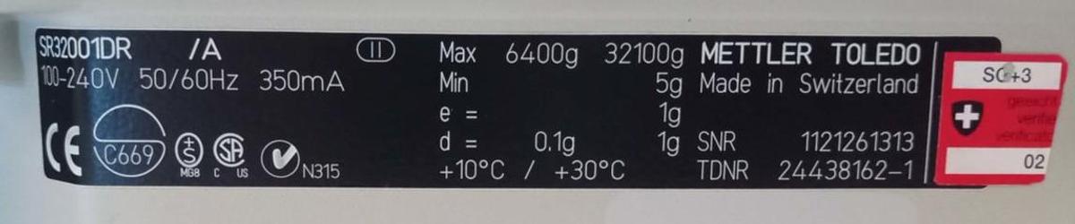 Gebraucht Mettler Toledo Laborwaage SR32001-DR