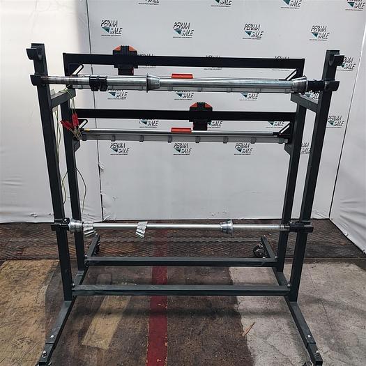 Gebraucht Folienabrollwagen für 2 Rollen mit Erdung