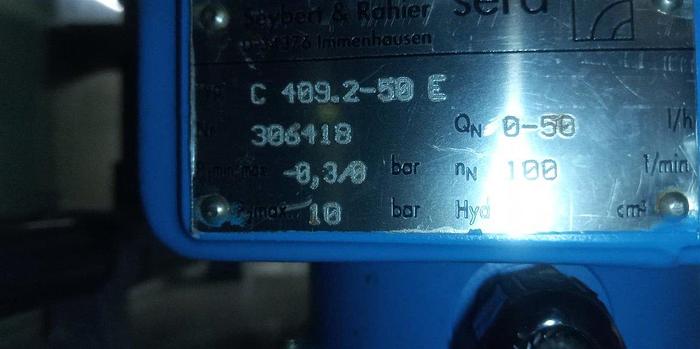 Gebraucht Sera Dosier Membranpumpeneinheit C409.2-50E