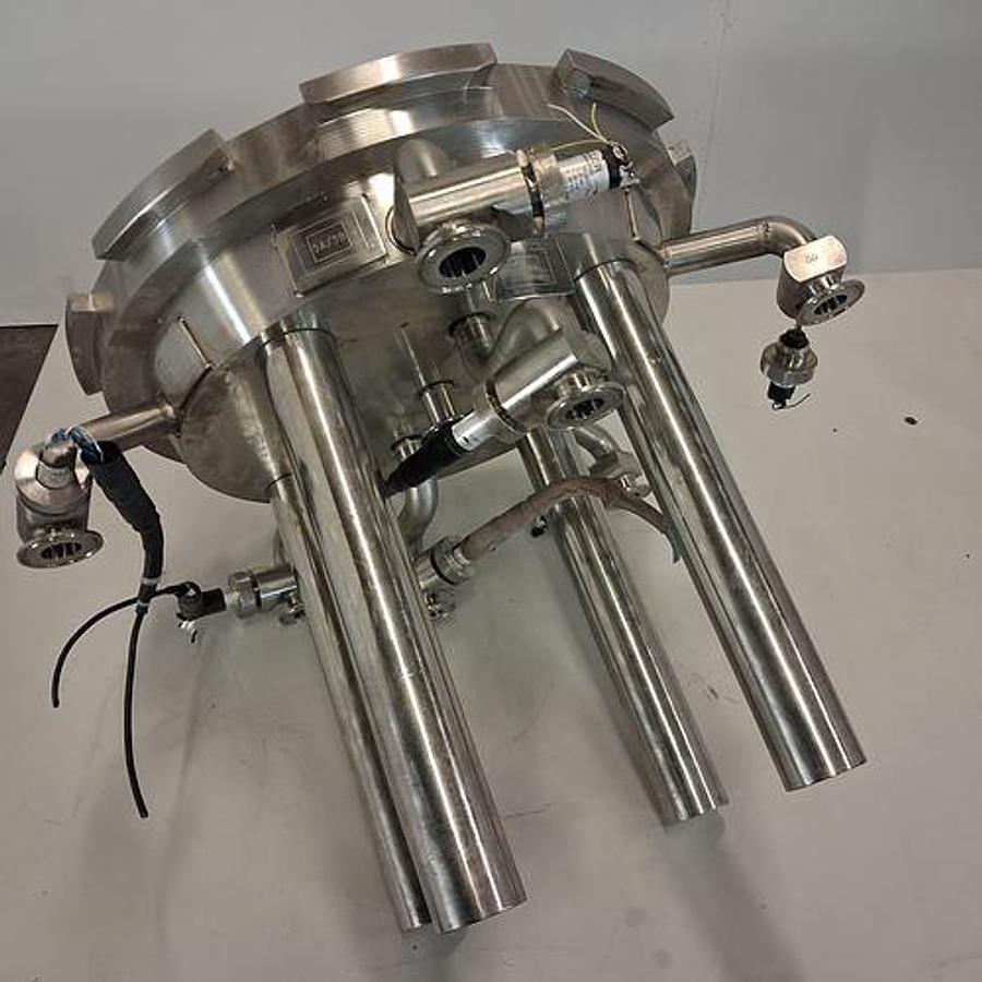 Gebraucht Pall Edelstahl-Filter und zugehörigen Deckelbaugruppen Gas Filter