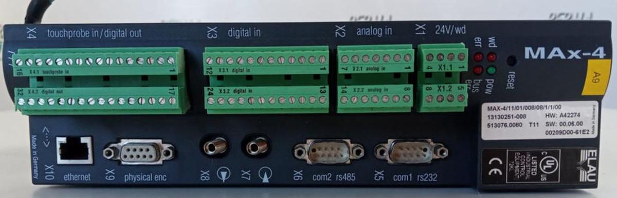 Gebraucht Elau Schneider Servo Verstärker MAX-4/11/01/008/08/1/1/00