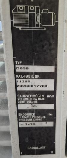 Gebraucht Leybold Trivac Drehschiebervakuumpumpe Station