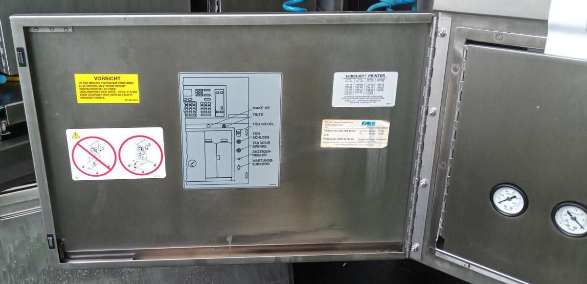 Gebraucht VideoJet Excel Serie 1000 Tinten-Jet-Coder-Drucker mit Fahrgestell