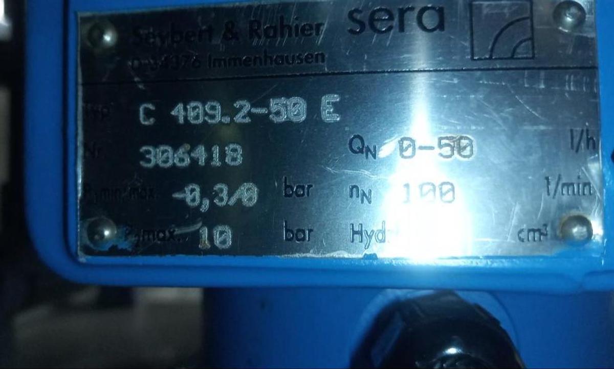Gebraucht Sera Dosier Membranpumpeneinheit C409.2-50E