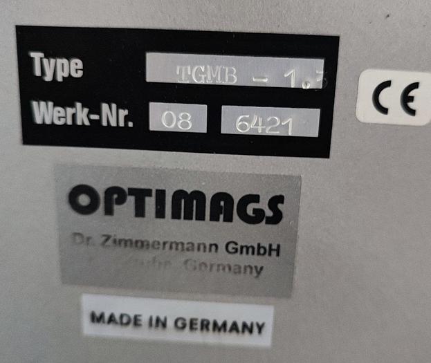 Gebraucht Optimags Beschichtungsanlage TGMB-1.3