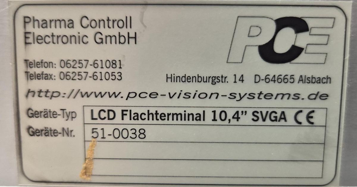 Gebraucht Pharma Control Electronic LCD Flachterminal - 10,4" SVGA