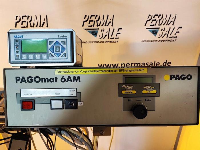 Gebraucht Pago Pagomat 6AM Etikettierer mit Laetus Argus Steuerung