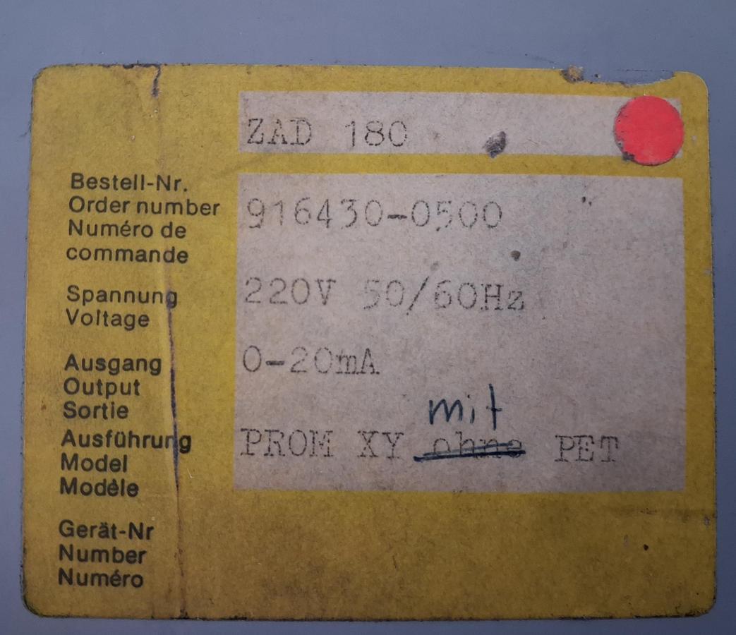 Gebraucht ZAD 180