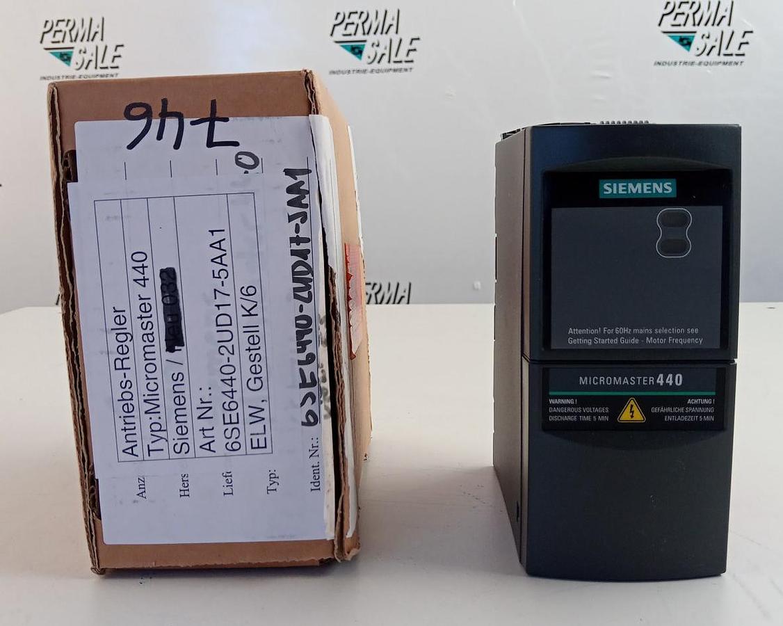 Siemens Micromaster 440 Frequenzumrichter 6SE6440-2UD17-5AA1
