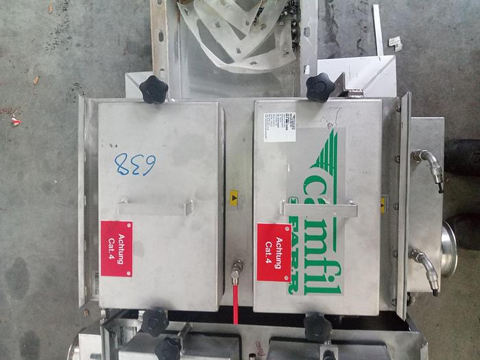 Camfil Edelstahlfilter Camsafe mit Megalam Filter