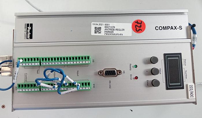 Gebraucht Parker Hannifin Servo Amplifier Compax-S CPX2570S/E2/F3