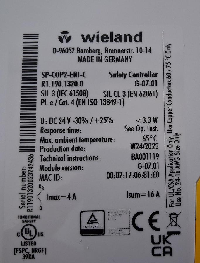 Gebraucht Sicherheitsauswerteinheit