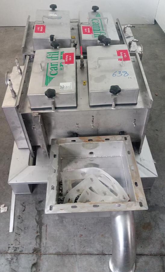 Camfil Edelstahlfilter Camsafe mit Megalam Filter