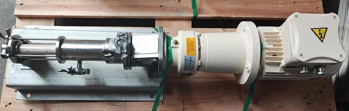Gebraucht Netzsch Exzenterschneckenpumpe NM011BH02S12F mit Motor