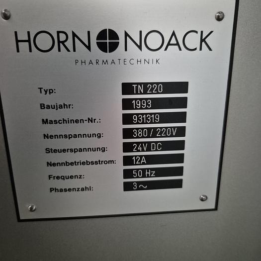 Used Horn Noack Pharmatechnik Verpackungsmaschine TN 220